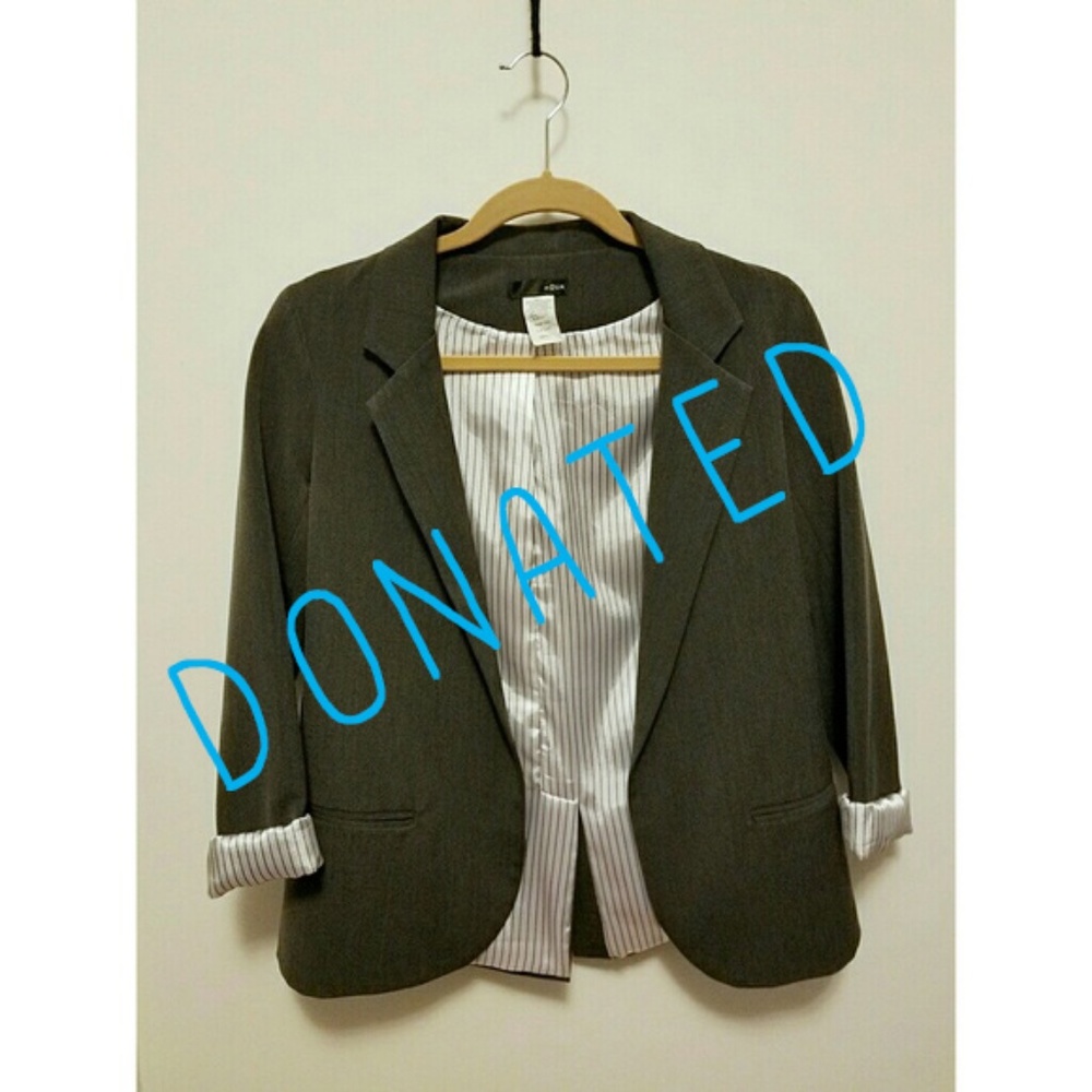 DONATED - Aqua Open Blazer - not for sale